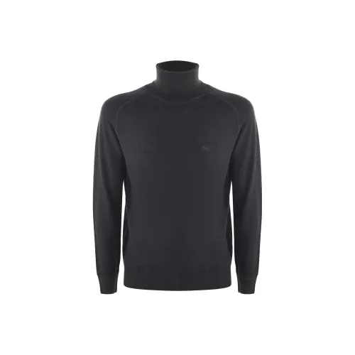 ETRO Logo Embroidered Roll Neck Knitted Jumper