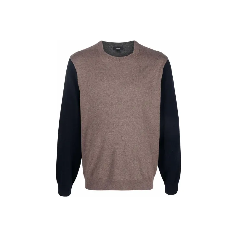 THEORY Cashmere Sweaters Men Khaki-0
