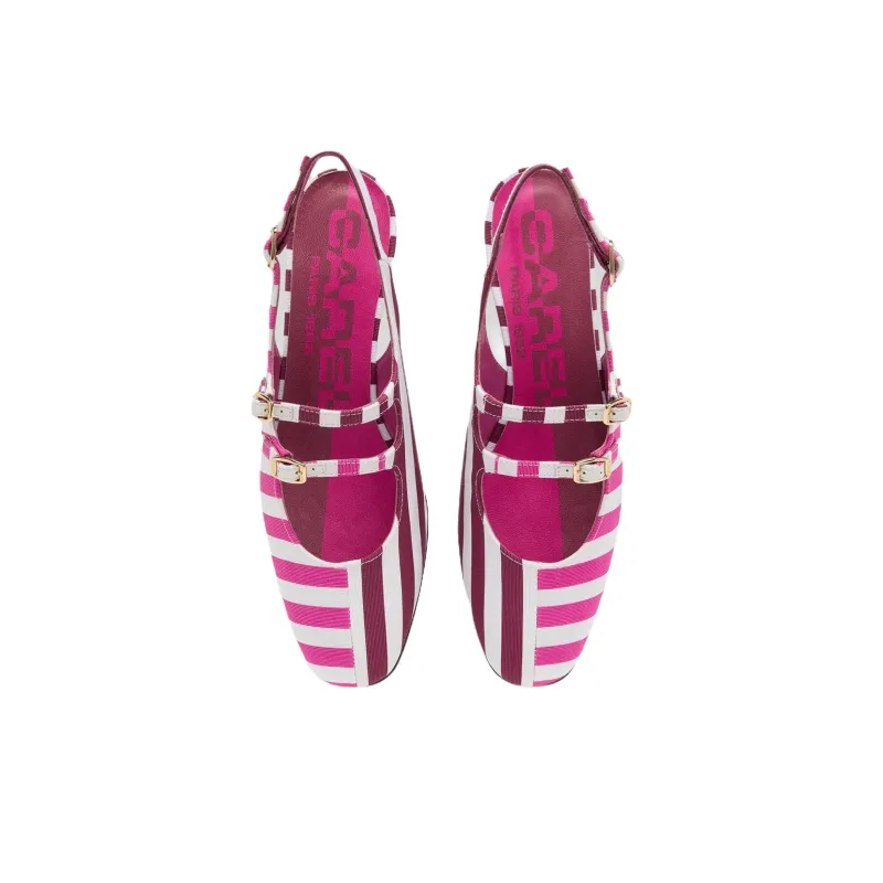 Carel Peche Casual Single Shoes Women's Pink White-3