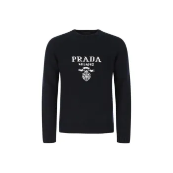 PRADA Cashmere Sweaters Men Dark Blue