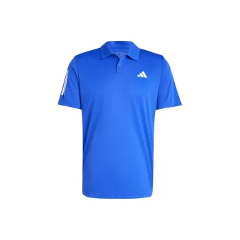 Adidas CLUB 3 STRIPES Polo Shirt Men's Clear Blue