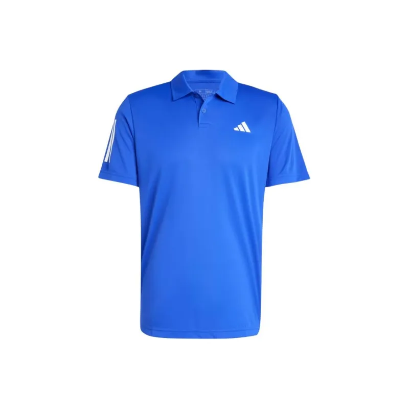 Adidas CLUB 3 STRIPES Polo Shirt Men's Clear Blue-0