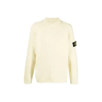 STONE ISLAND Sweaters Men Beige Yellow