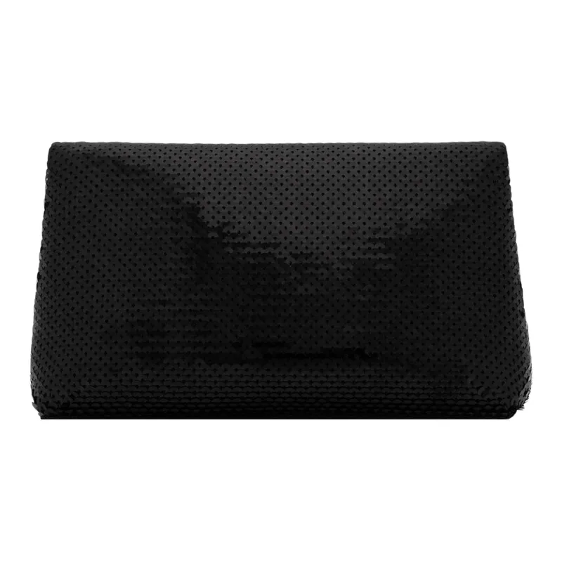 TOM FORD Cow Leather Shoulder Bag Clutch Women's Black-2