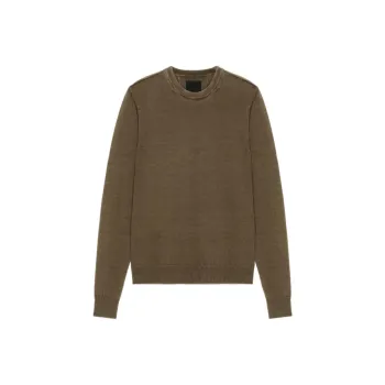 Givenchy Cashmere Sweaters Men Multicolor Dark Green