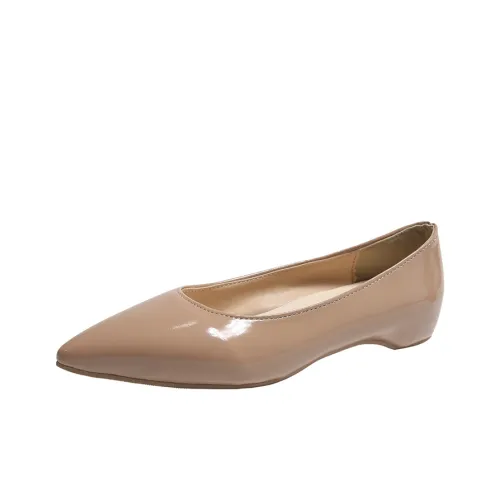 AJPAP Casual Single Shoes Women's Apricot
