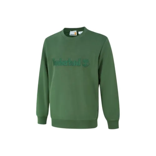Timberland AF Embroidery Tonal Front Sweatshirt Men's Green