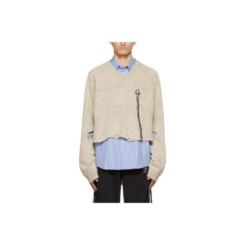 Doublet Sweaters Men Beige