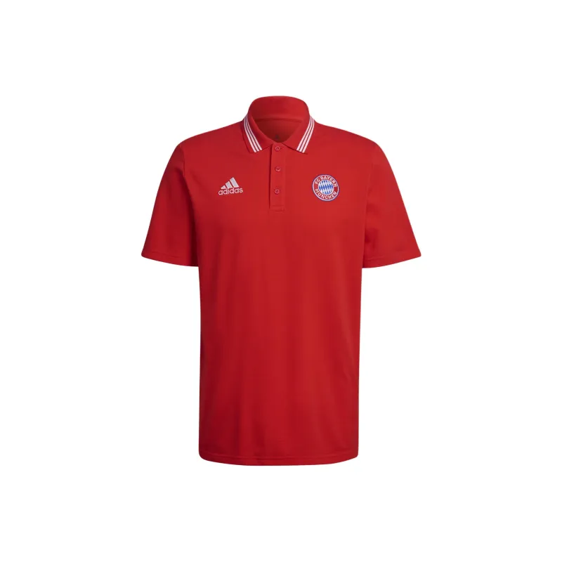 Adidas Fc Bayern Dna Polo Shirt Polo Shirt Men's Red-0