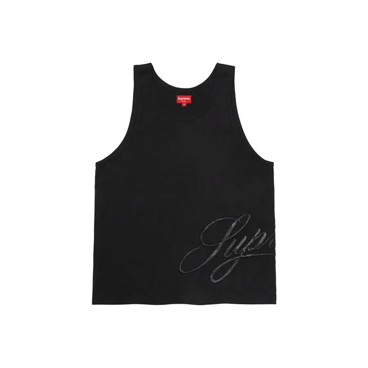 Supreme Mesh Script Tank Top-2