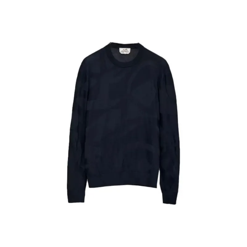 HERMES FW22 Sweater Men's Ocean Blue-0