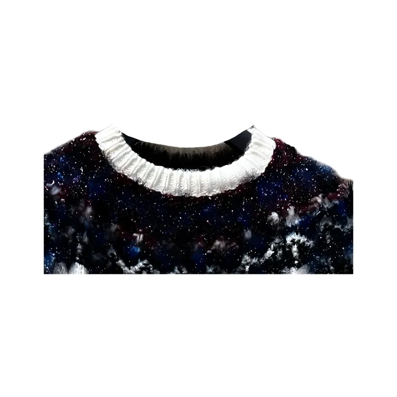CHANEL Sweater Women's Black White-3