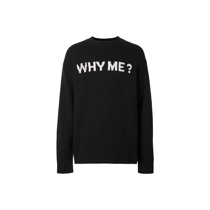 Burberry Cashmere Sweaters Men Black-0