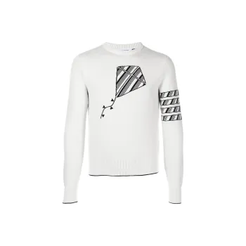 THOM BROWNE· SS22 Sweater Men's White