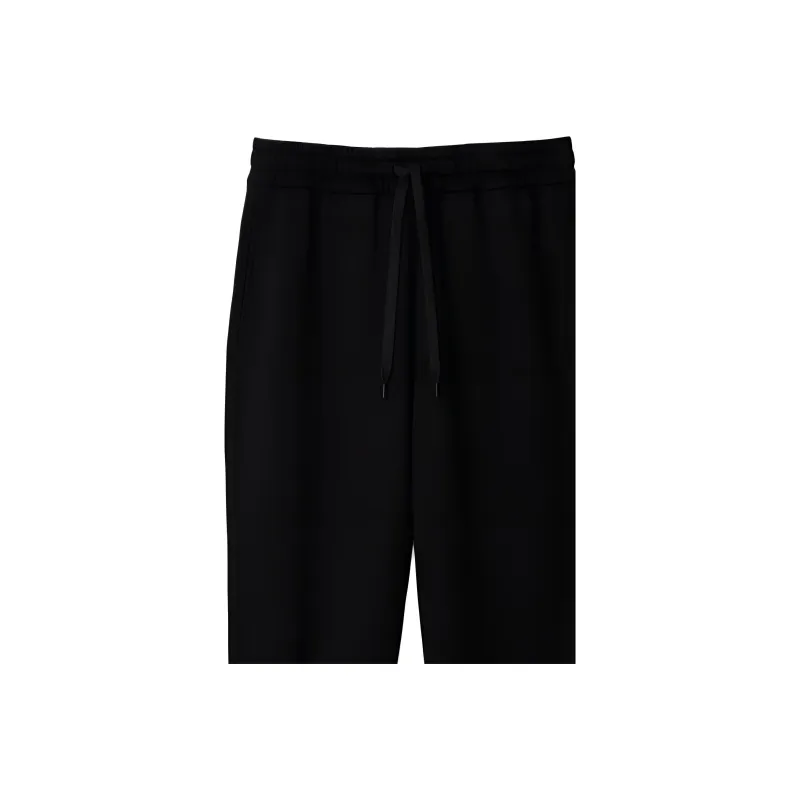 Burberry SS24 Knitted Sports Pants Women's Black-3