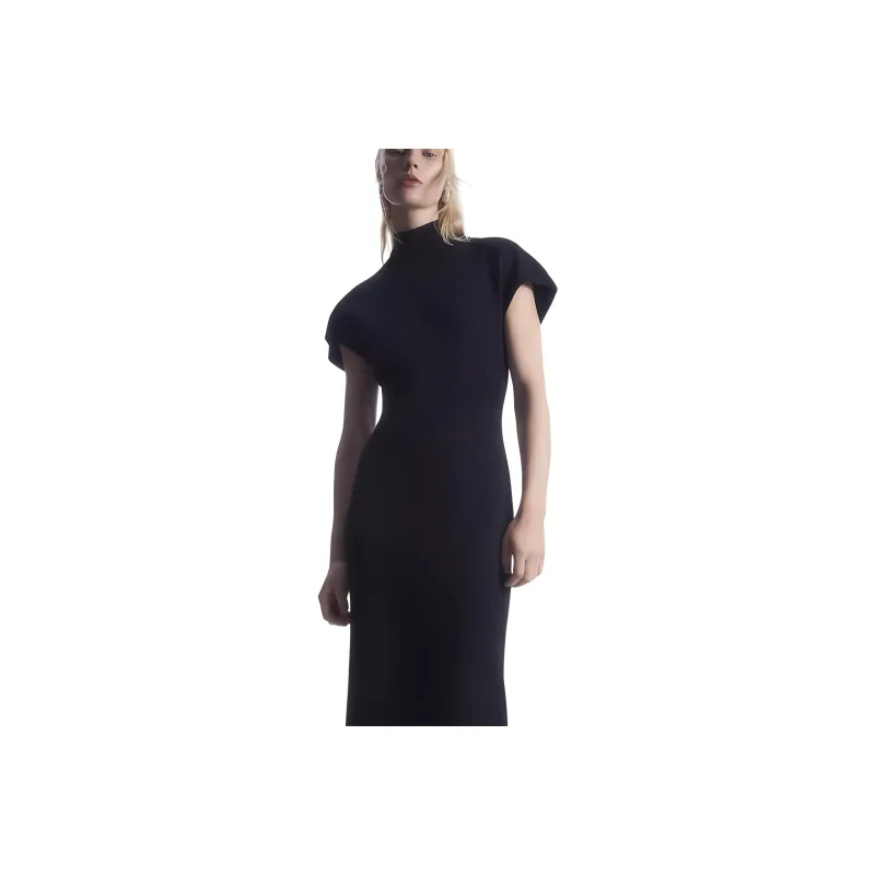 COS Short Sleeved Dresses Women's Black-1