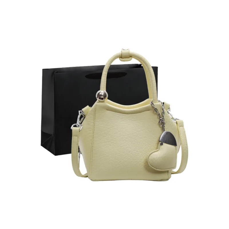 PINK·LAND PU Shoulder Bag, Crossbody Bag, Handbag Women's Black/Ecru/Silver/Pink/Purple/Yellow-30