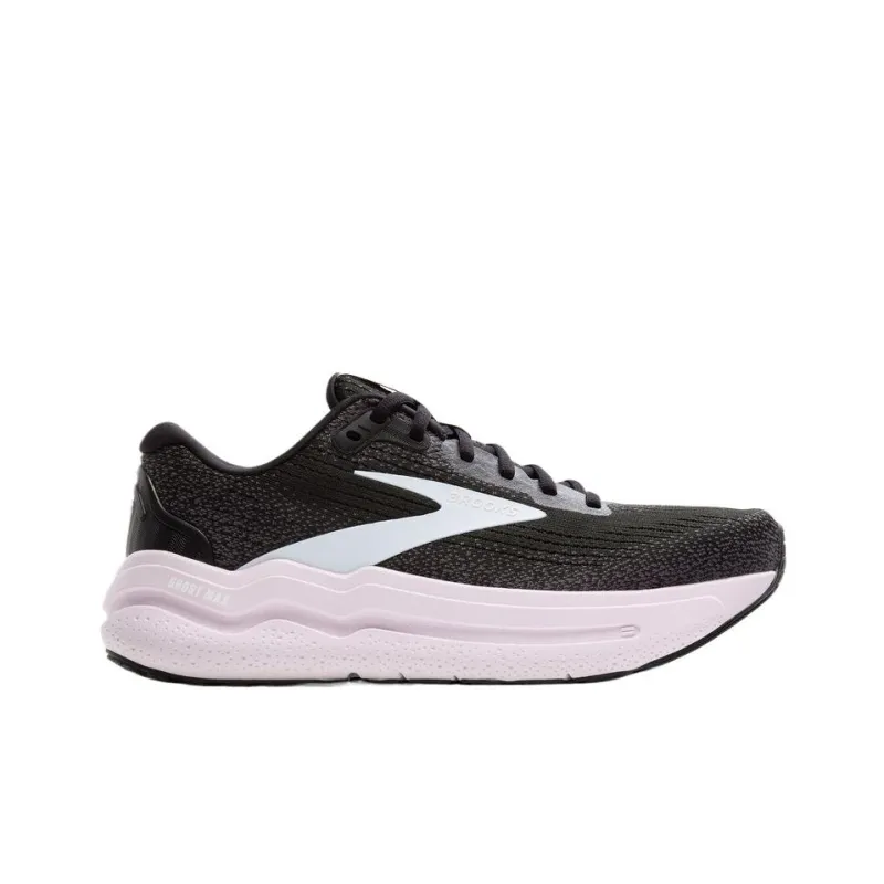 Brooks Ghost Max 2 Cushioning, Slip Resistant, And Breathable Low Top Running Shoes Women's Black-1