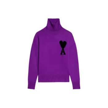 AMIPARIS Ami De Coeur Roll neck Jumper