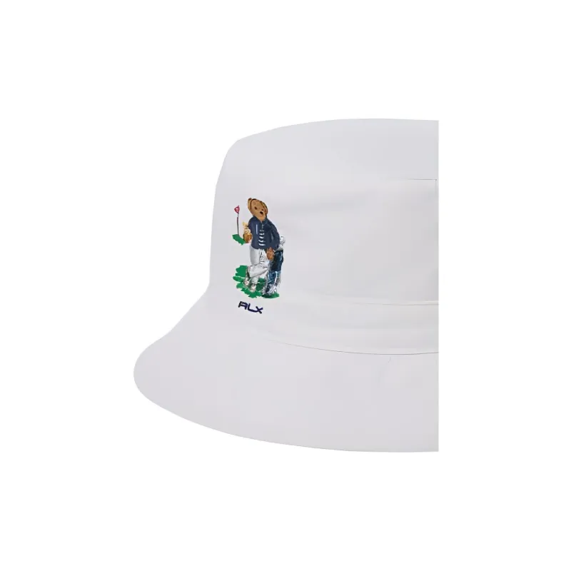 Ralph Lauren Cotton Fabric Bucket Hats Men's White-2
