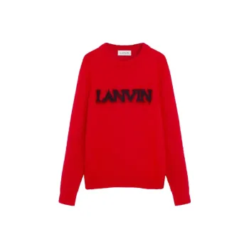 Lanvin Cashmere Sweaters Men Red