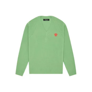 FANSIZHE VERSACE SS22 Cashmere Sweater Men's Green