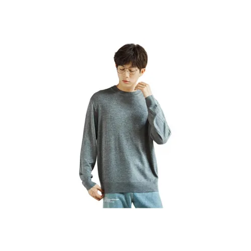 Tonlion Sweater Men's New Star Gray