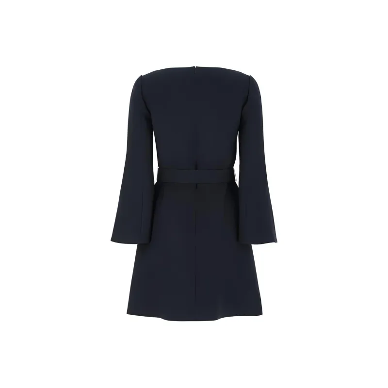 Valentino Long-Sleeved Dresses Women's Midnight Blue-1