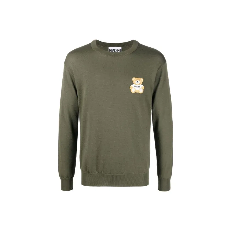 MOSCHINO Sweaters Men Green-0