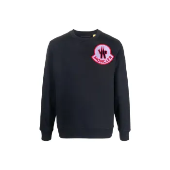 Moncler Sweaters Men Blue