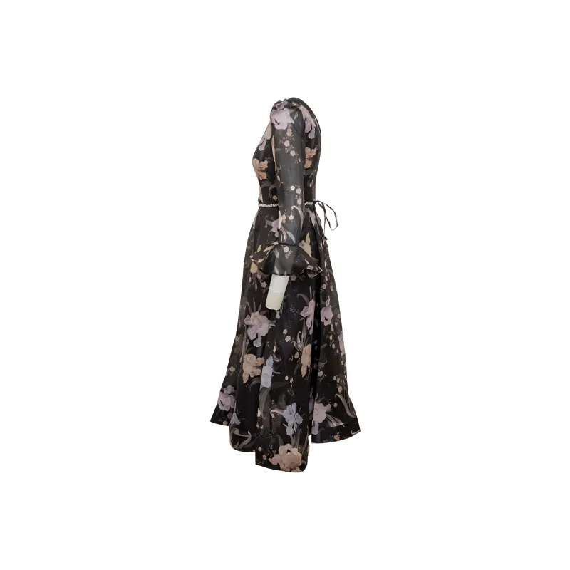 Zimmermann Eden Long Sleeved Midi Dress-2