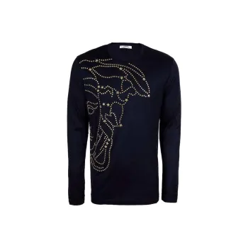 VERSACE Sweater Men's Dark Blue