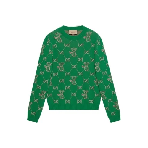 GUCCI Pineapple SS22 Sweater Men's Green