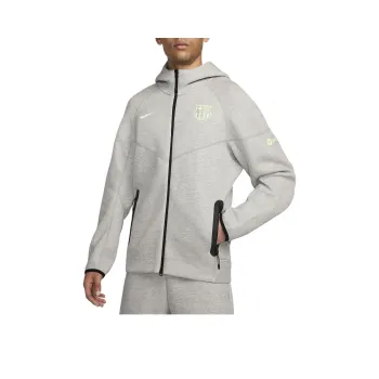 Nike FC Barcelona Tech Fleece Windrunner Third Sweatshirt Men's Dark Gray/Light Green
