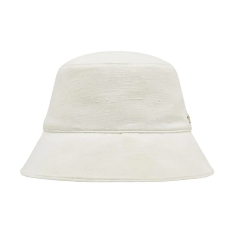 HELEN KAMINSKI Raphia Bucket Hats Unisex White-1