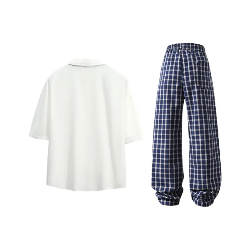 LIVINGTOWN Shirt Matching Set Unisex-7