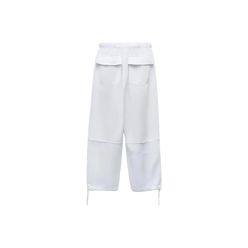 ZARA Cargo Pants Women's White-1