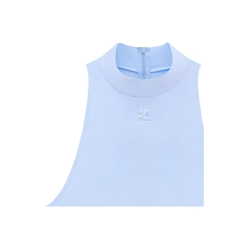 Courrèges Suspenders Tank Top 'Sky'-2