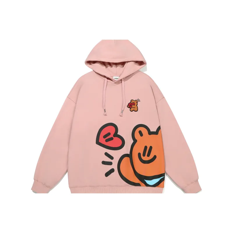Guuka Bear Embroidered Hoodie Unisex-24