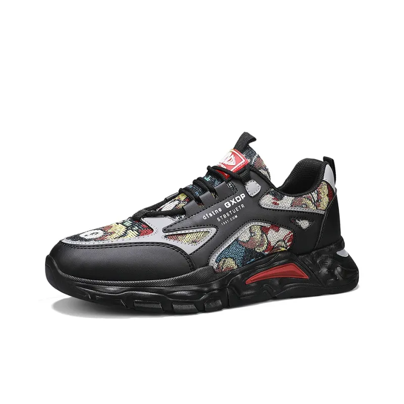 Boogie Bear Slip Resistant Cushioning Low Top Skateboard Shoes Men's-9