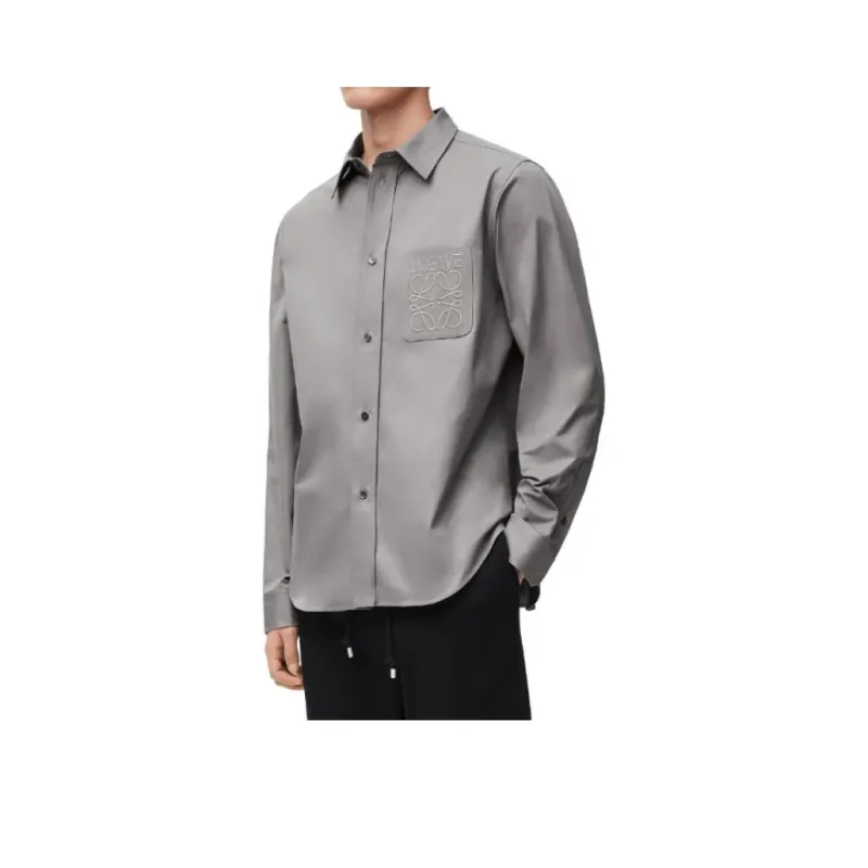 LOEWE Shirts Men Gray-0