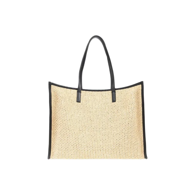 Alexander McQueen Fabric Tote Bag, Shopping Bag, Handbag Men's Beige-2