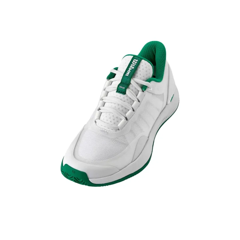 Wilson Intrigue Tour Anti Slip Wear Resistant Low Top Casual Shoes Women's White Green-2