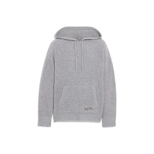 COACH Cashmere Sweaters Men Gray