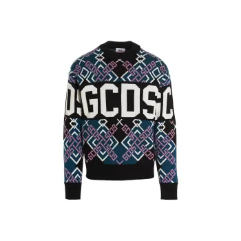 GCDS Sweaters Men Black