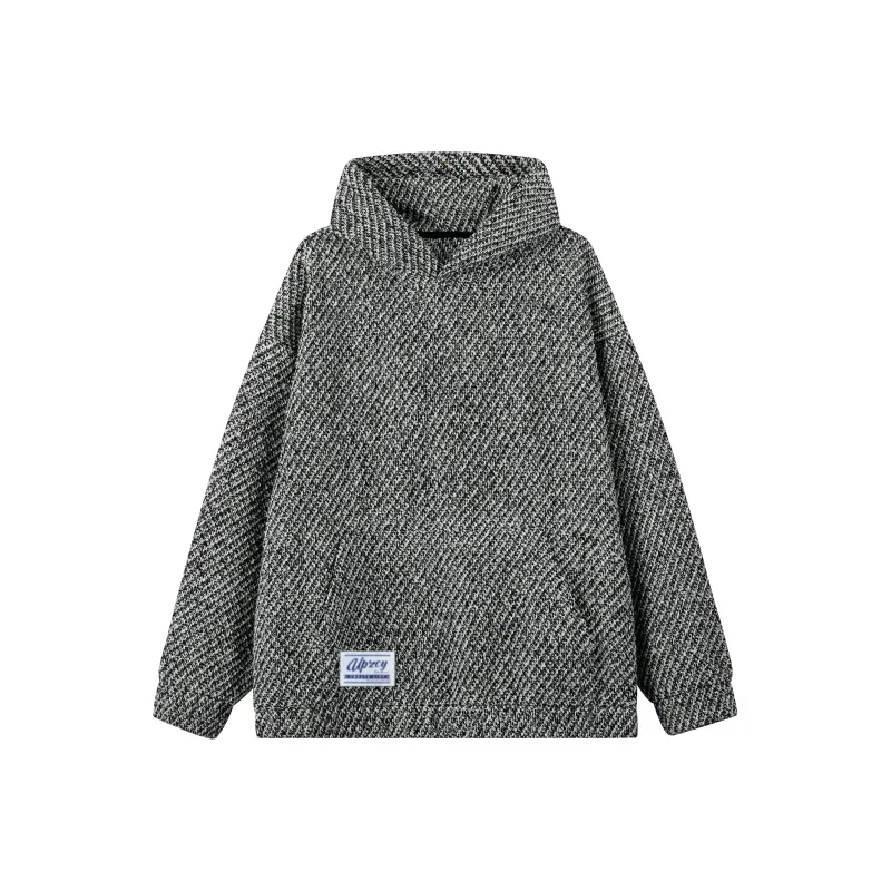UPZCY Sweatshirt Jacket Unisex Black-0