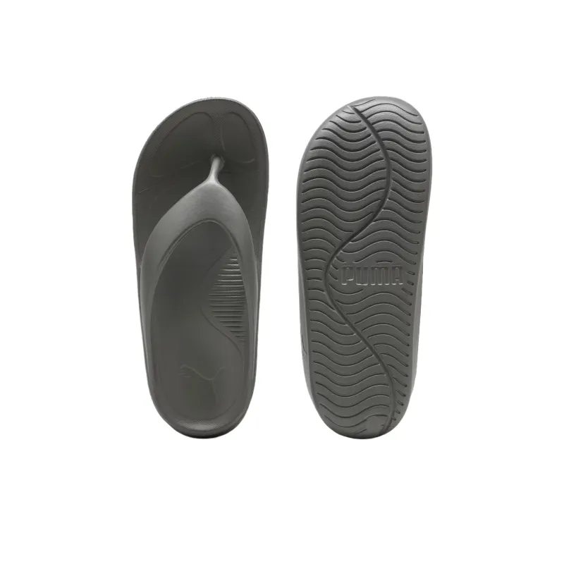 PUMA Wave Flip EVA Slip Resistant Flip Flops Unisex Cast Iron Black-3