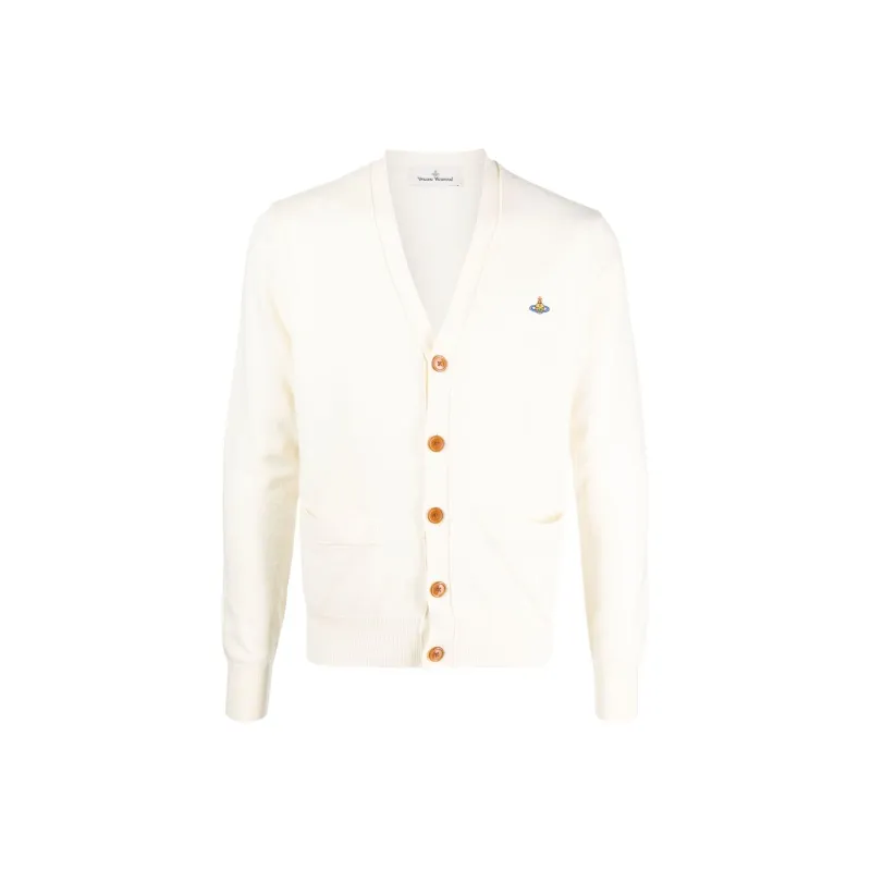 Vivienne Westwood Orb Embroidered Knit Cardigan-0