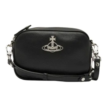 Vivienne Westwood ANNA Polyurethane Shoulder Bag Women's Black