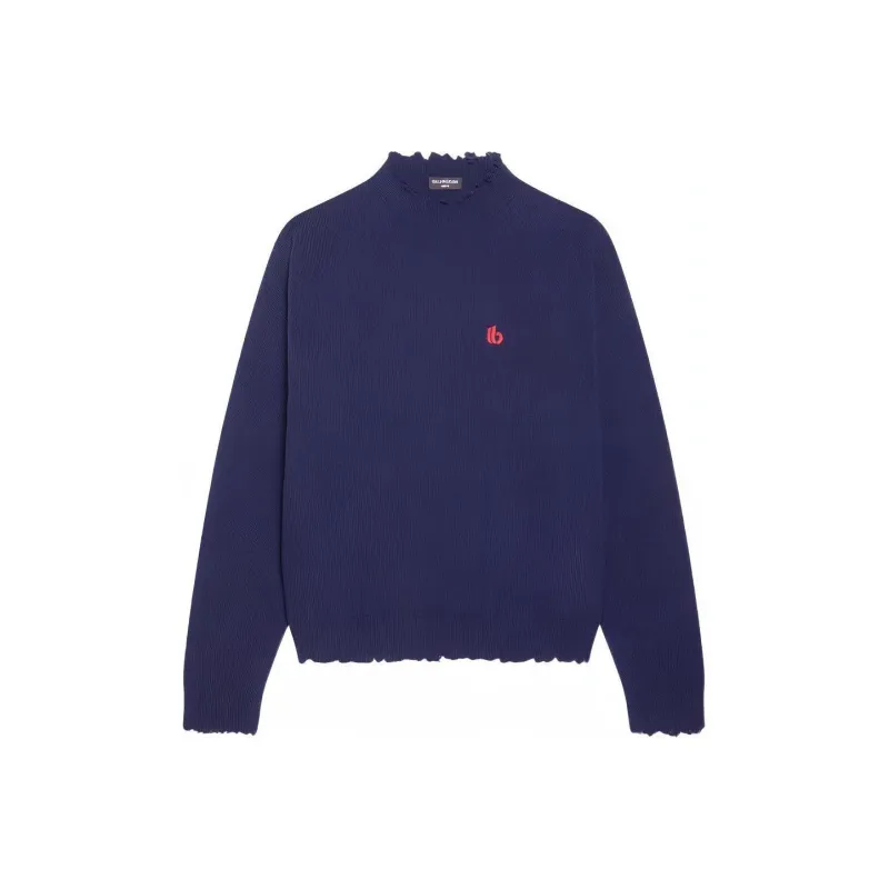 Balenciaga Sweaters Men Blue-0
